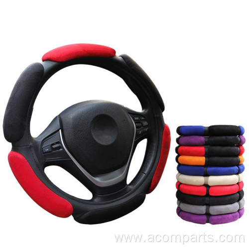 Short Plush Car Accessories Steering Wheel Cover